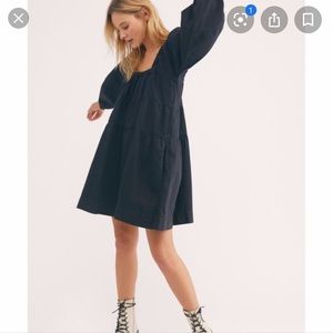 LouJean Baby Doll denim dress